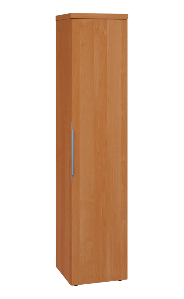 SIN 5 - 4D kancelářská skříň, 1-dveřová, pravá, 1820x400x400, olše jantar